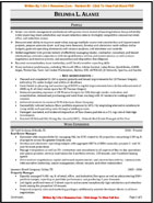 Sample Resume for Senior Real Estate Management Professional Ranked # 3