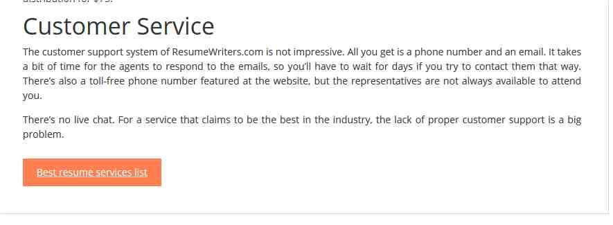 reviews of resumewriters.com